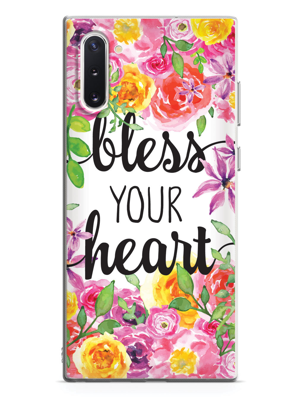 Bless Your Heart - Spring Watercolor Flowers Case