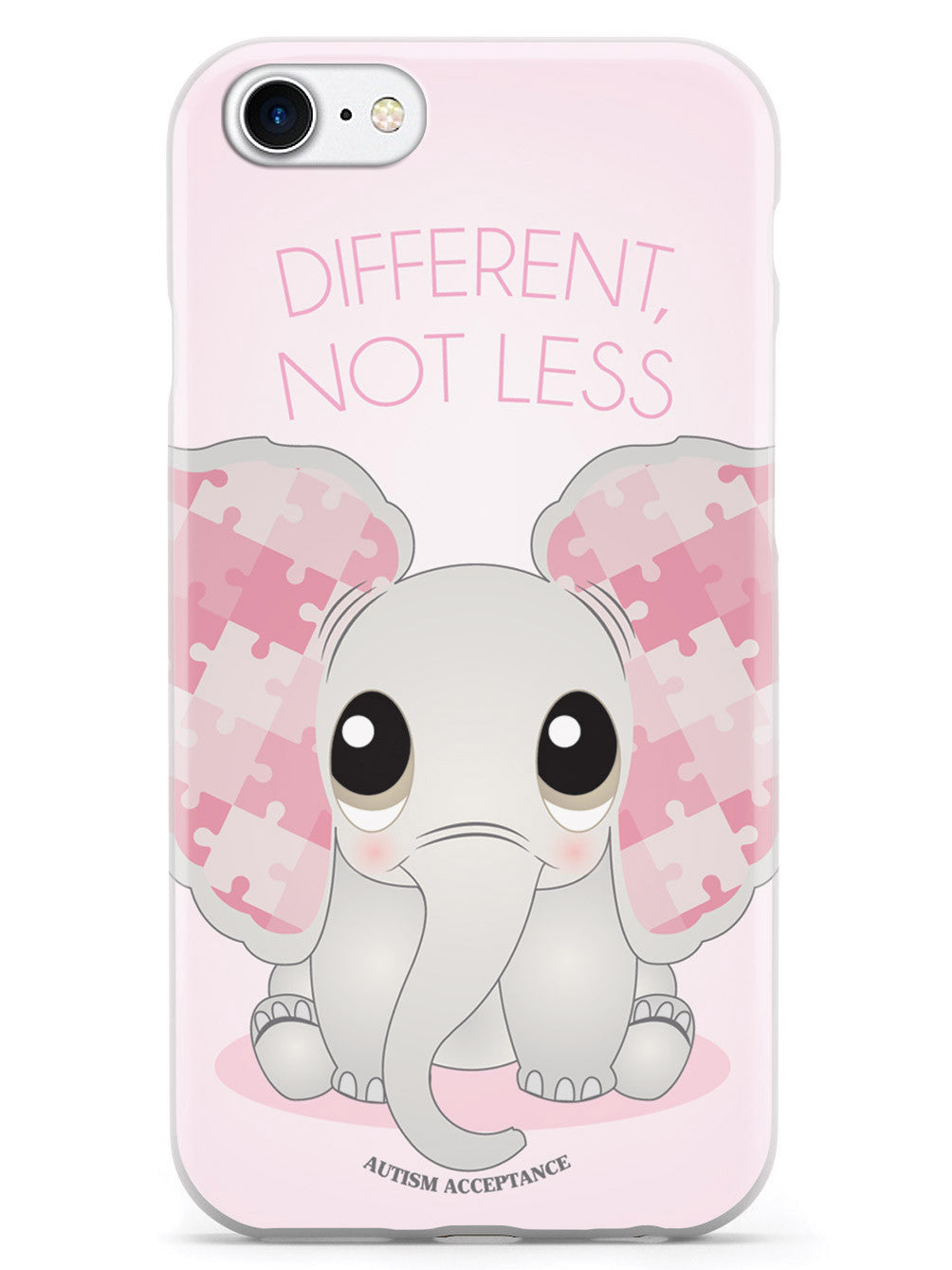 Different, Not Less - Elephant - Autism Awareness Case