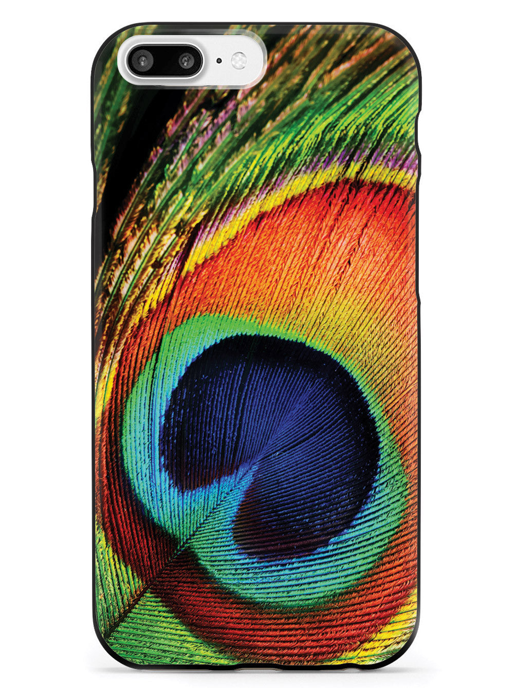 Textured Peacock Feather Case