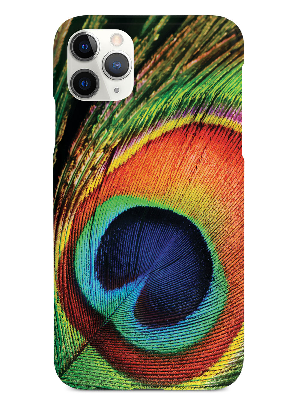 Textured Peacock Feather Case
