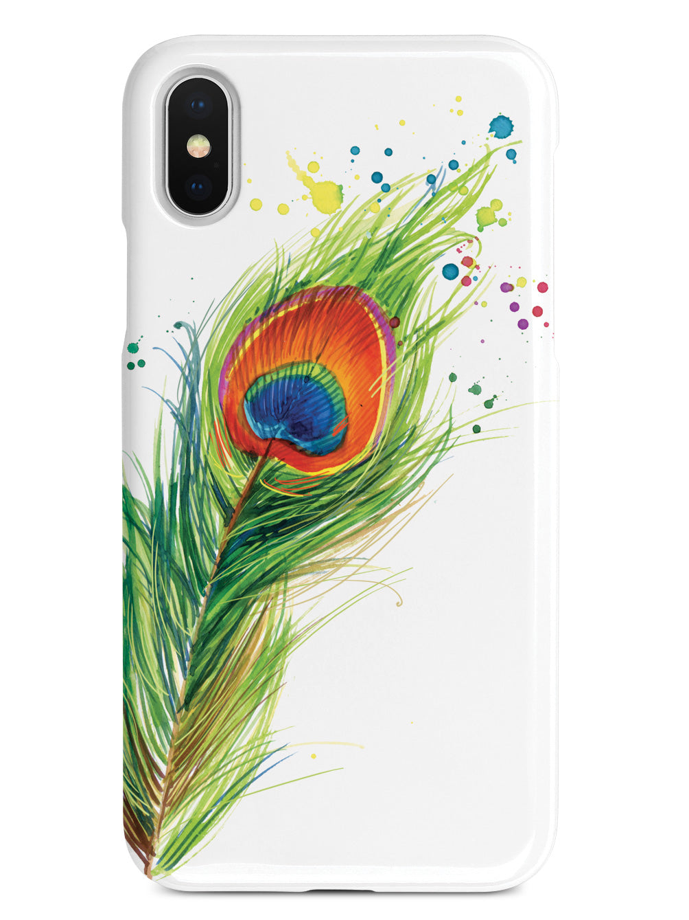 Watercolor Peacock Feather Case – InspiredCases