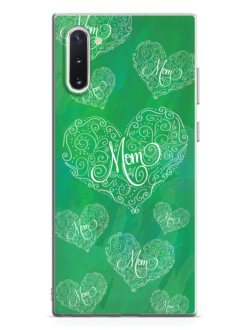 Mom Doodle Hearts - Green Case