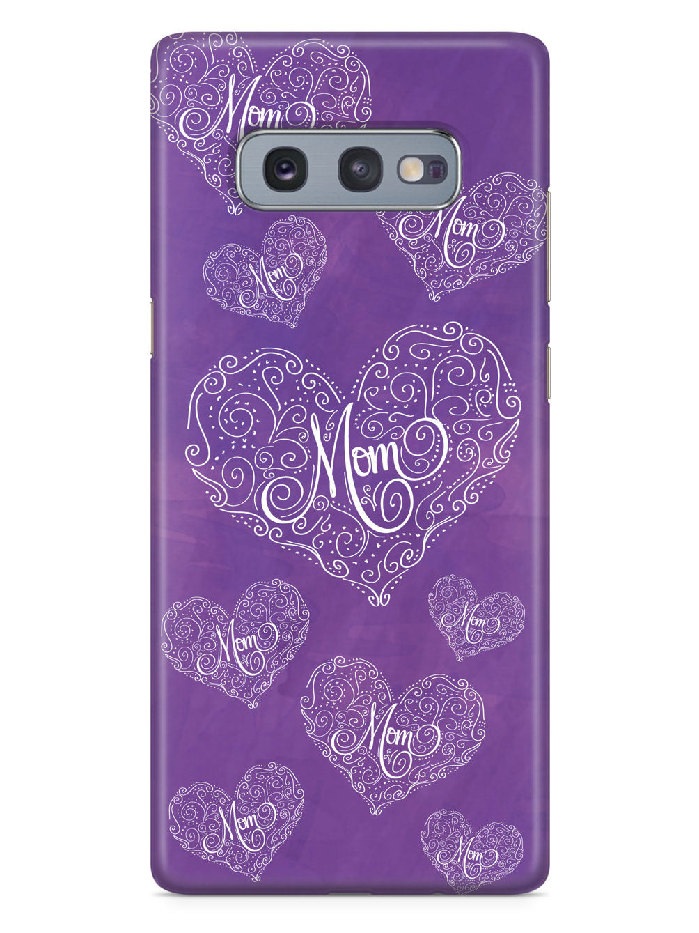 Mom Doodle Hearts - Purple Case