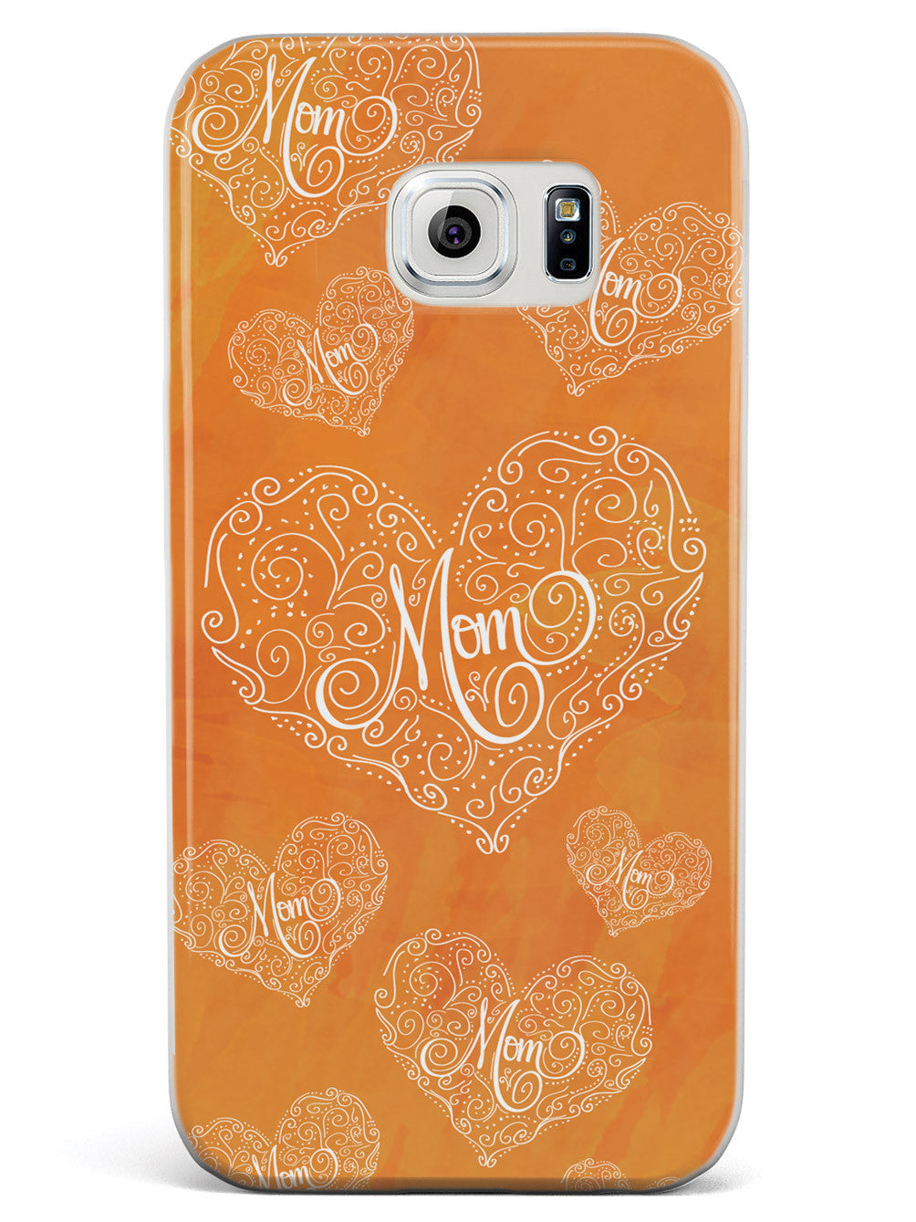 Mom Doodle Hearts - Orange Case