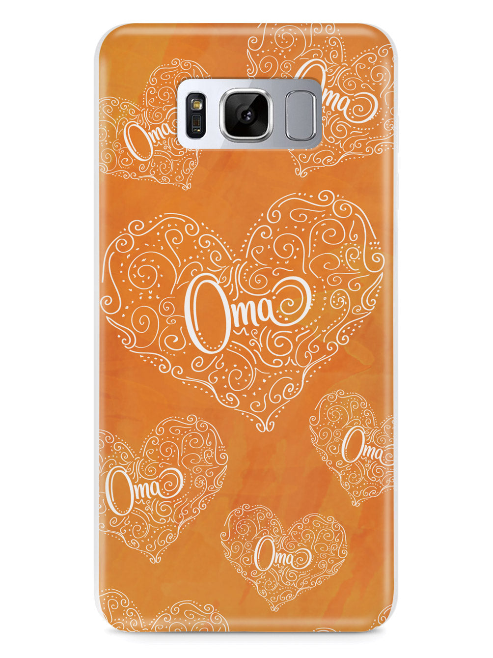 Oma Doodle Hearts - Orange Case