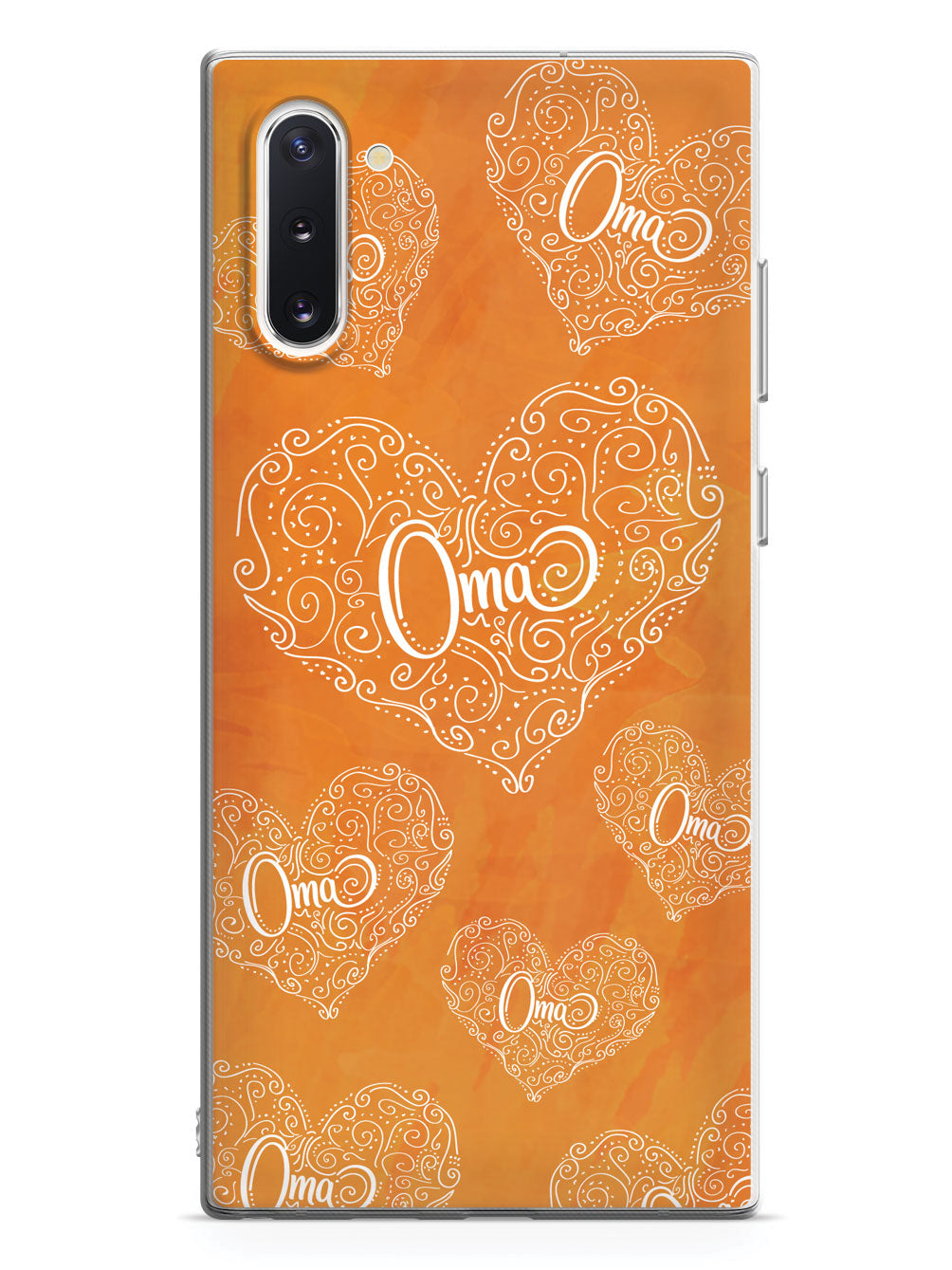 Oma Doodle Hearts - Orange Case