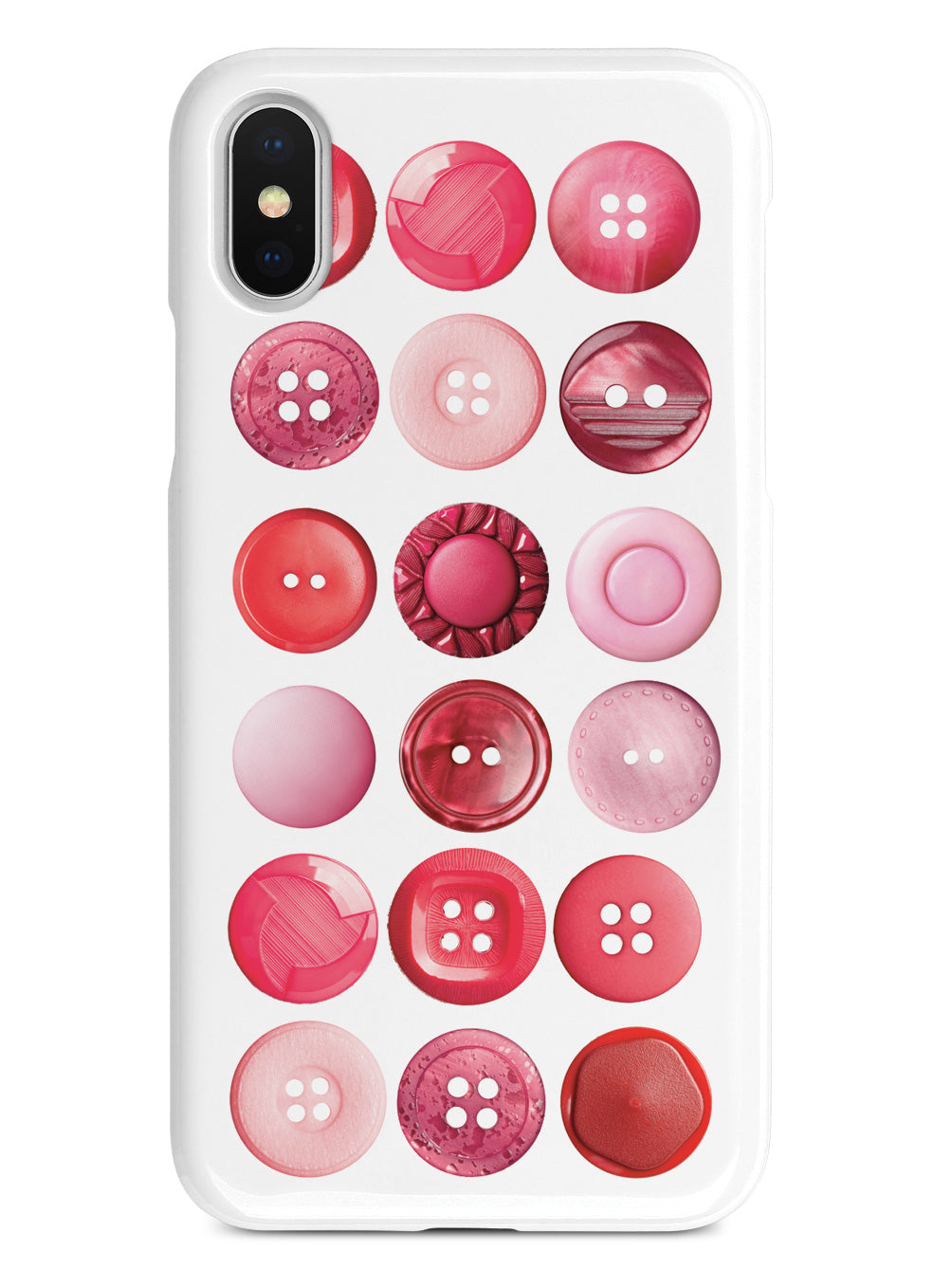 Button Behind Case Pink Buttons Case – InspiredCases