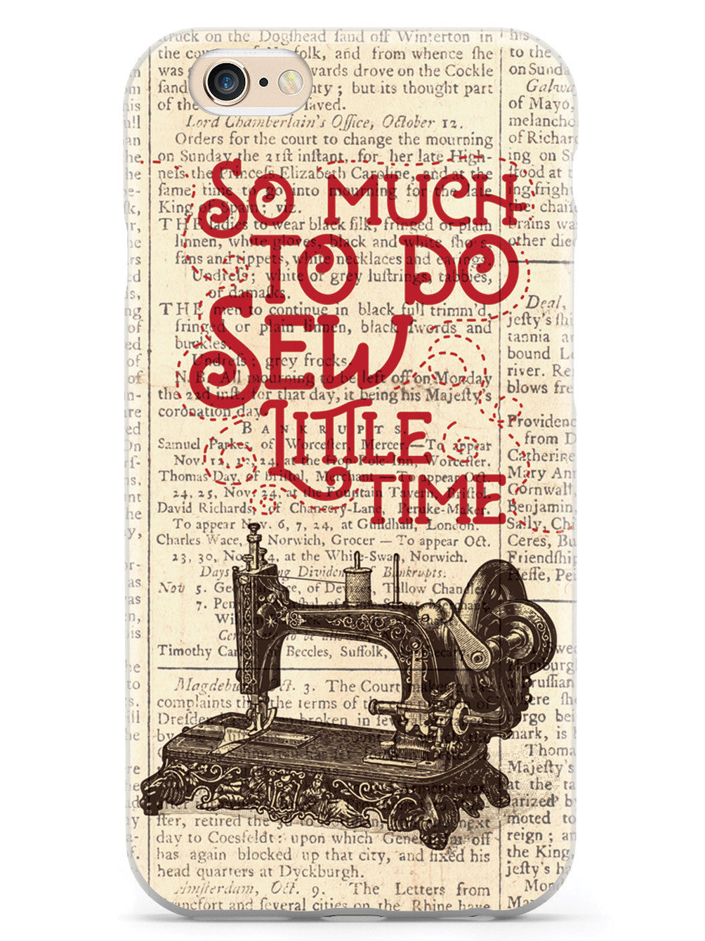 So Much To Do, Sew Little Time Case
