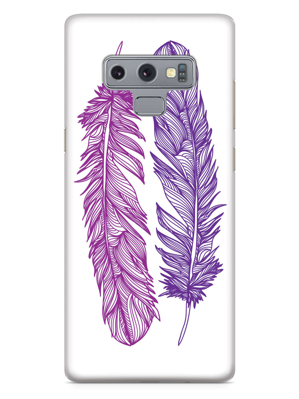 Purple Feathers Case