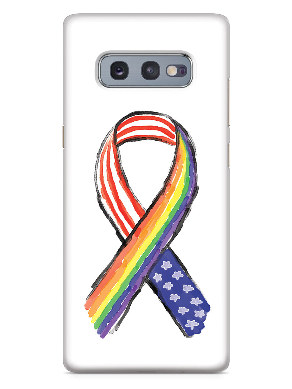 American Flag and LGBT Ribbon Case