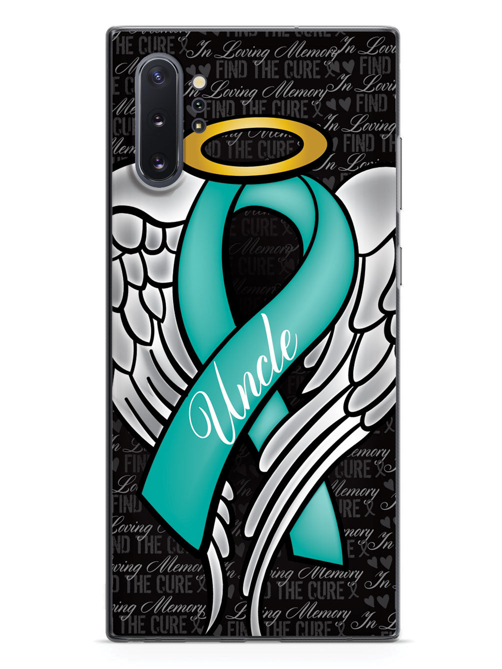 In Loving Memory of My Uncle - Teal Ribbon Case