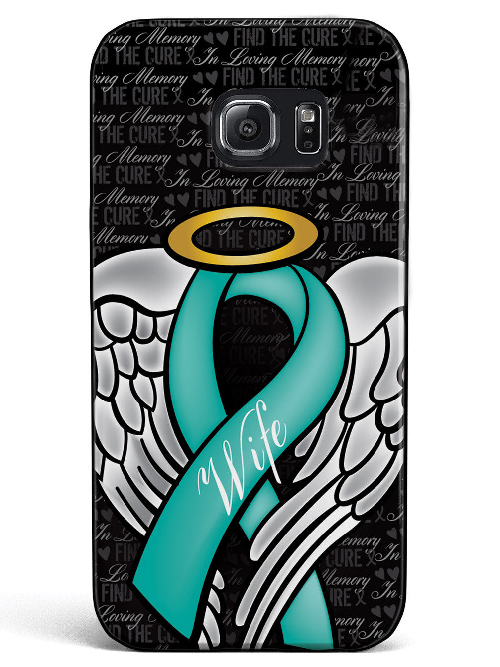In Loving Memory of My Wife - Teal Ribbon Case