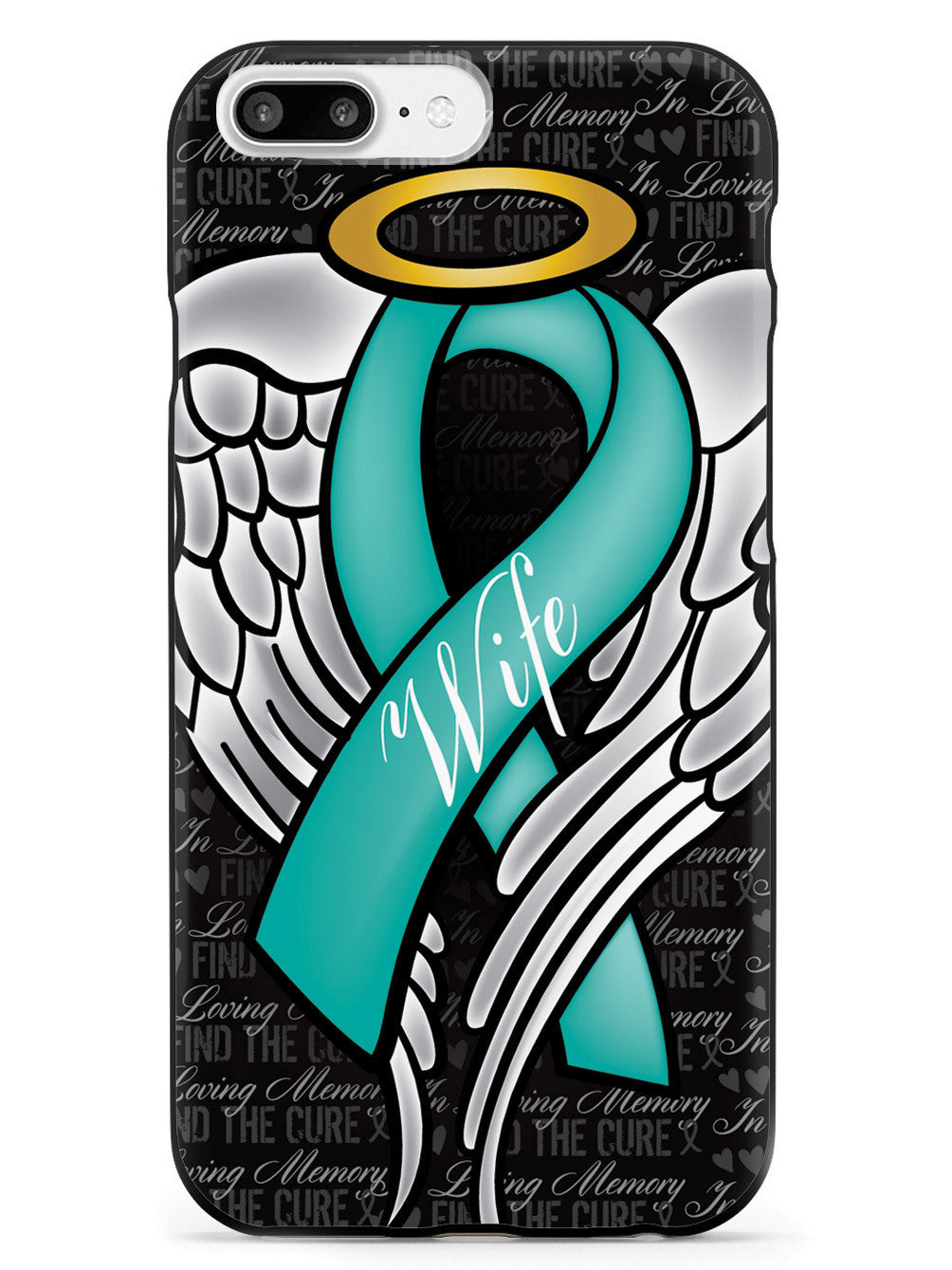 In Loving Memory of My Wife - Teal Ribbon Case