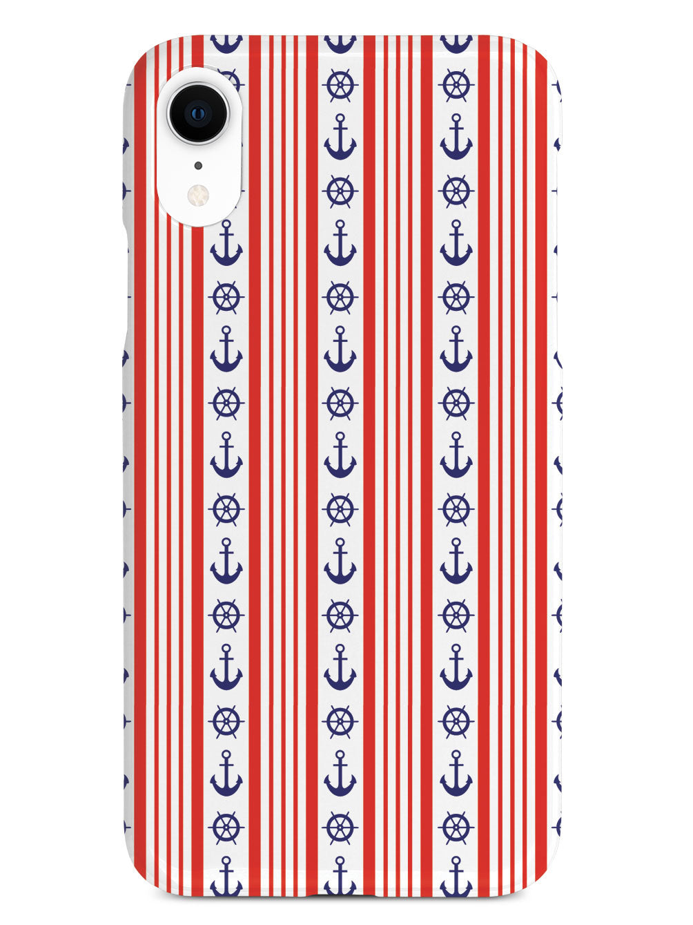 Anchors and Stripes - Red and Blue Case