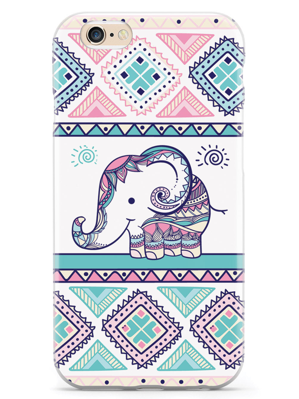 Adorable Elephant Aztec Design Case