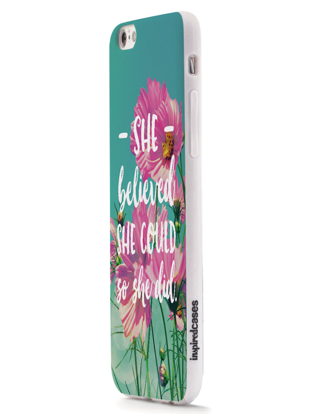 So She Did - Flower background Case