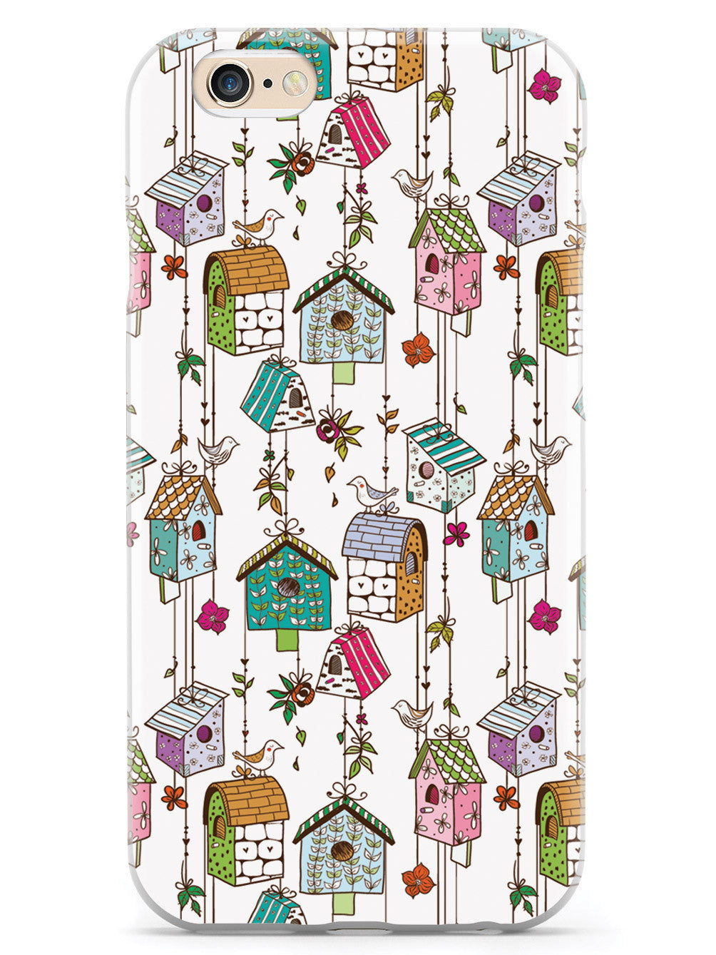 Cute Bird House Pattern Case