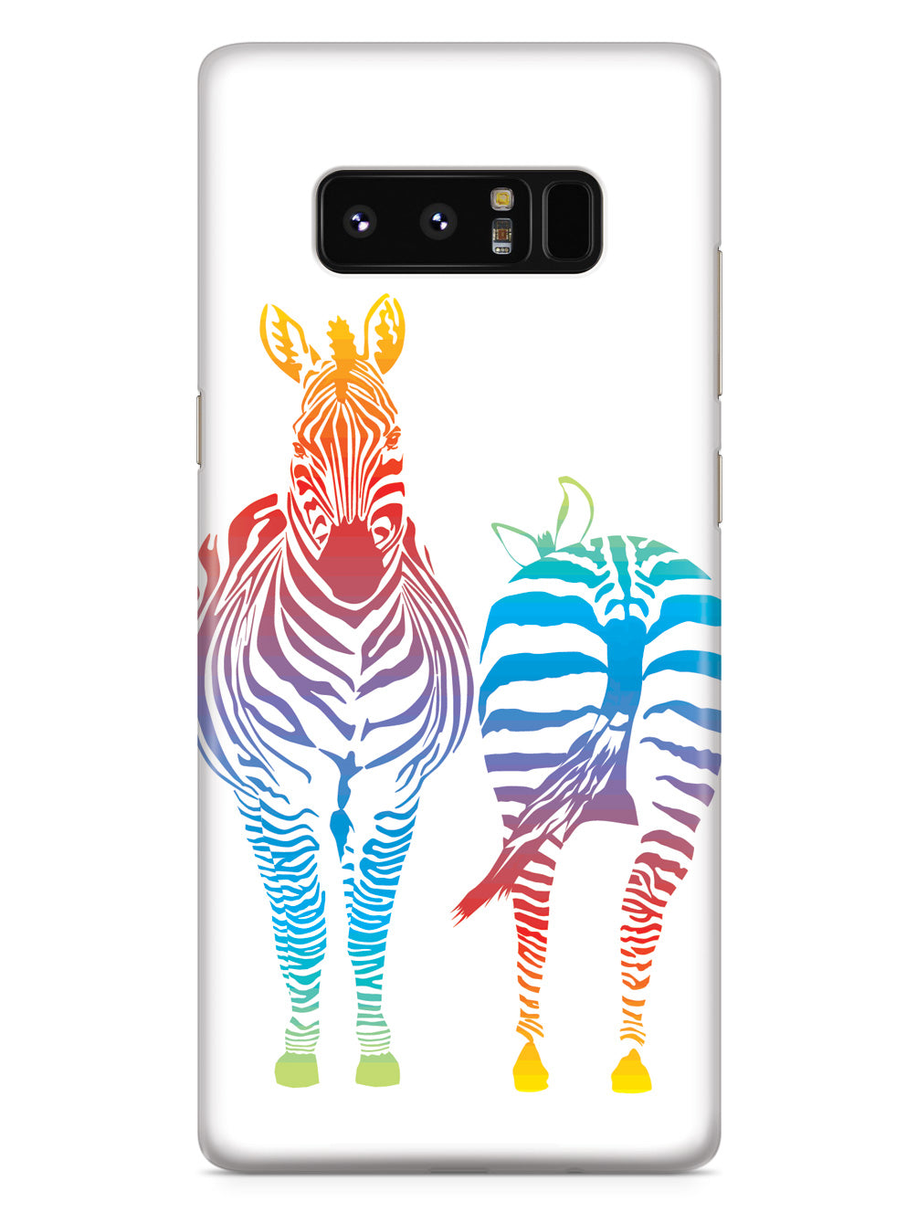 Rainbow Zebra Butt Case