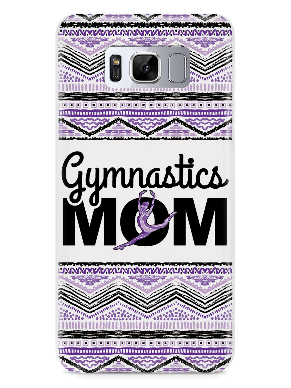 Purple Gymnastics Mom - White Case