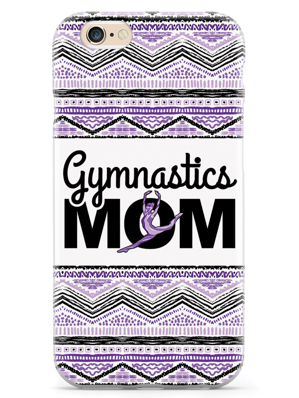 Purple Gymnastics Mom - White Case