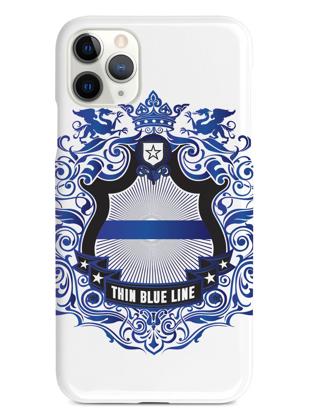 Thin Blue Line - Family Crest - White Case