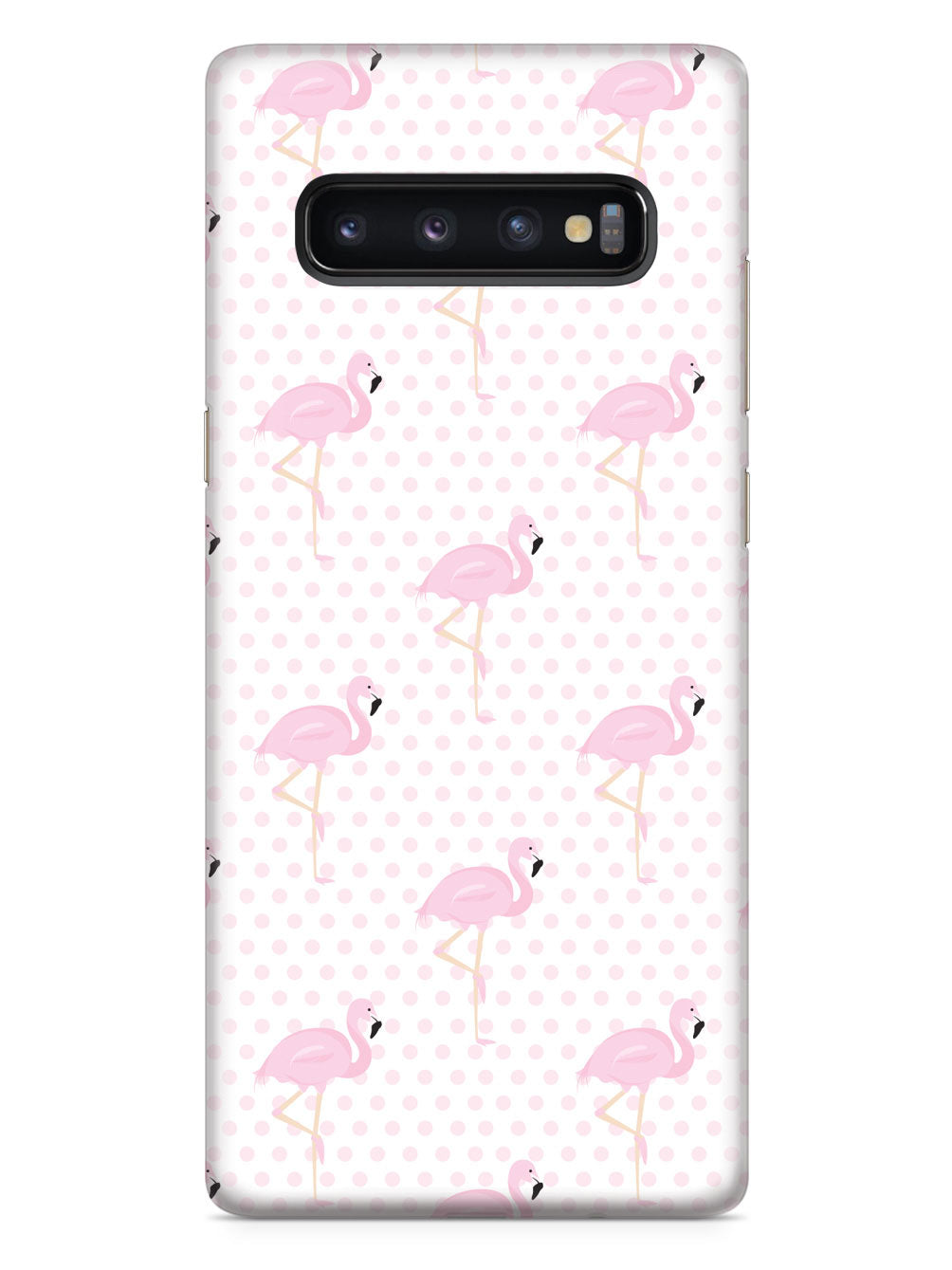 Polka Dot Flamingo Pattern Case