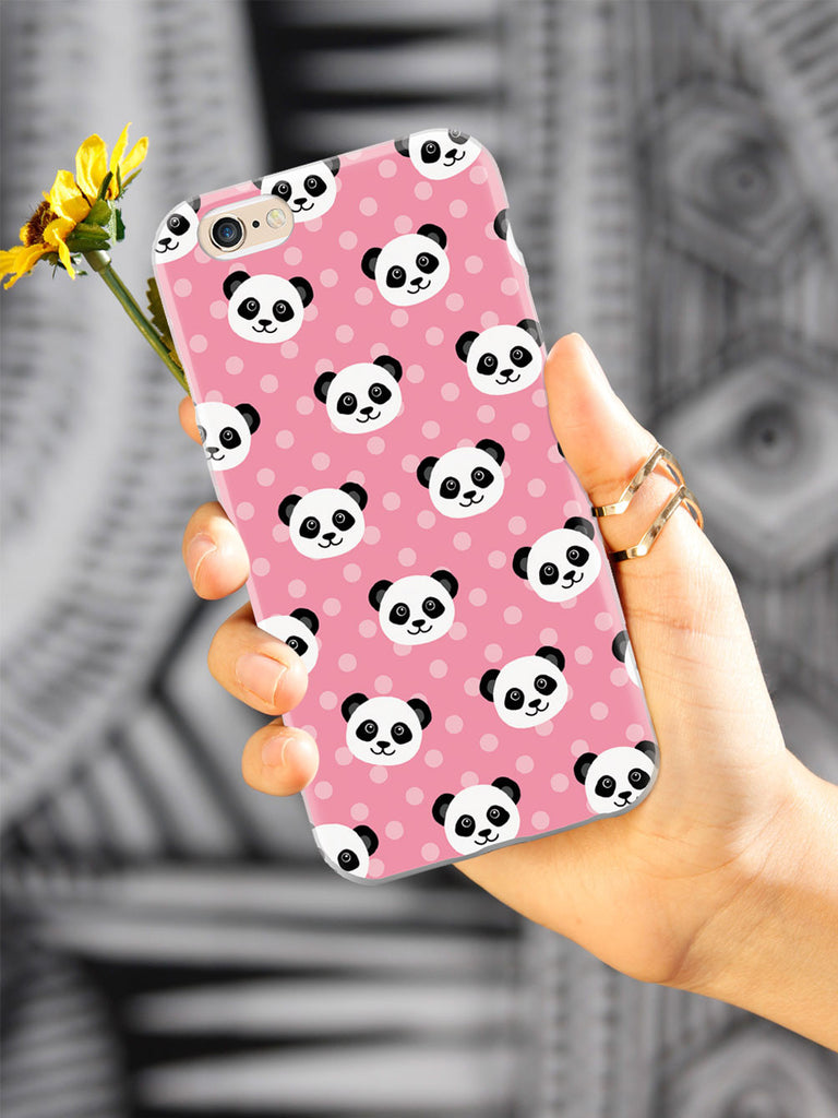 Cute Panda Pattern - Pink Polka Dots Case – InspiredCases