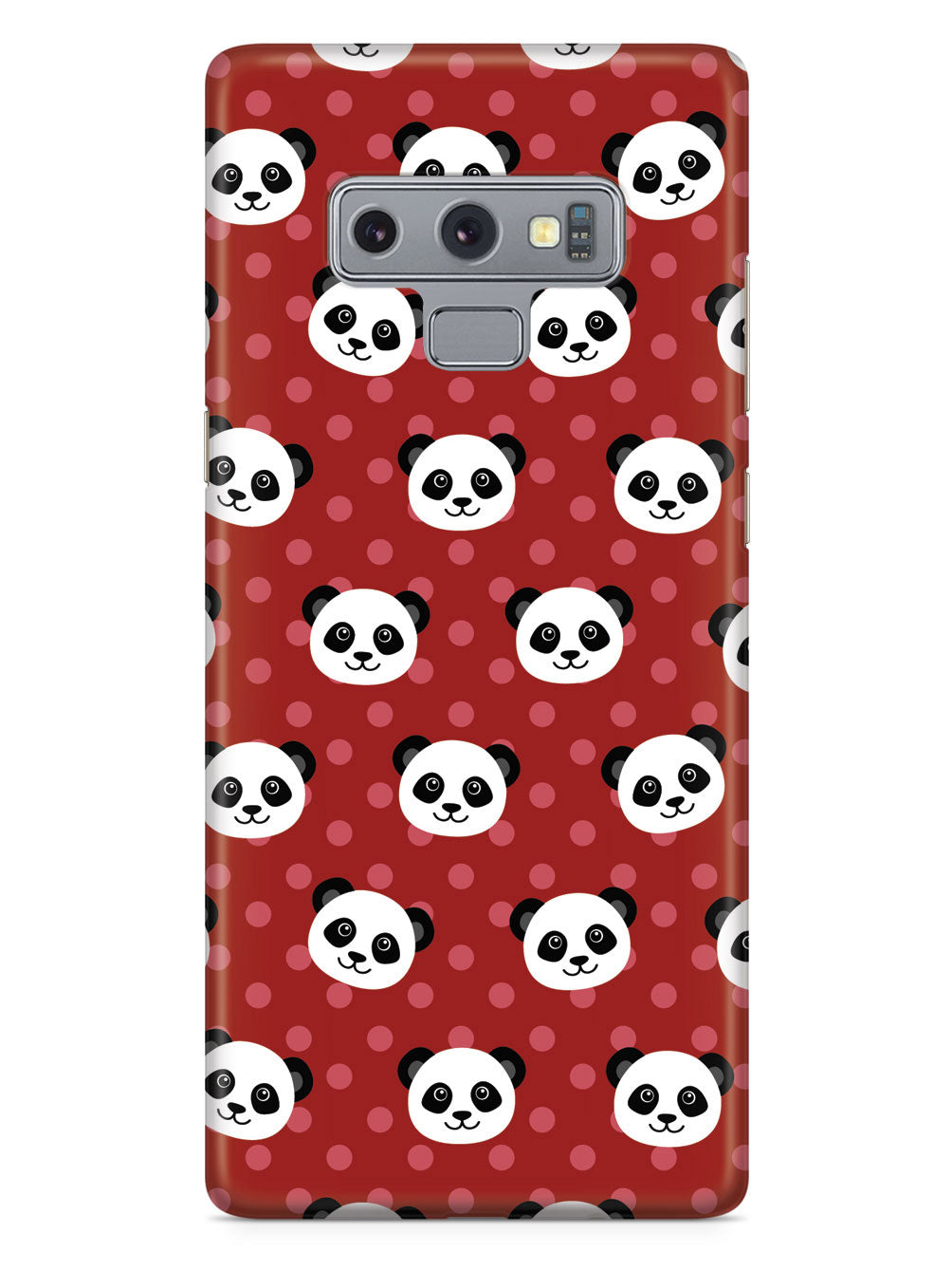 Cute Panda Pattern - Red Polka Dots Case