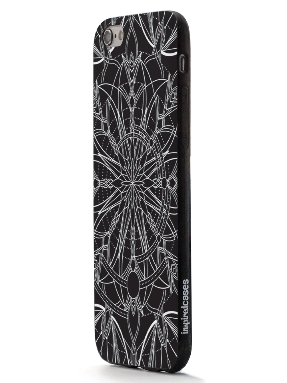 Intricate Mandala Line Art - Black Case