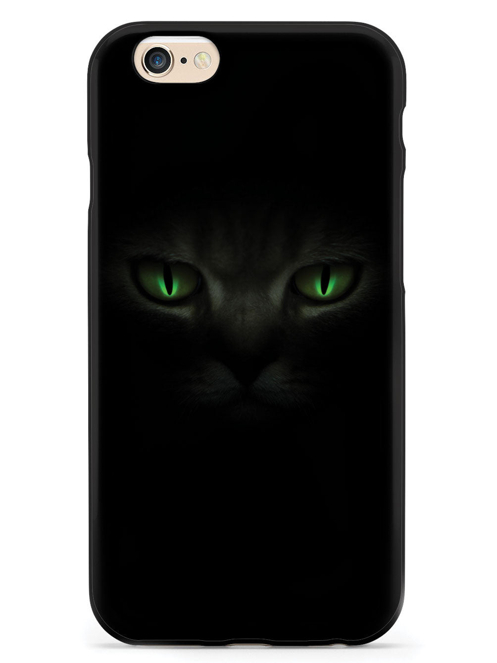 Black Cat with Green Eyes Case