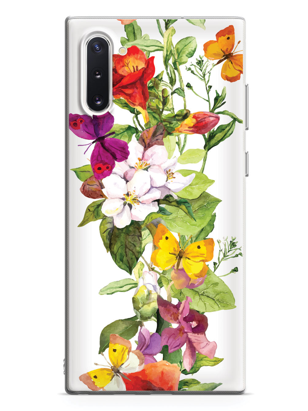 Watercolor Flowers and Butterflies Case – InspiredCases
