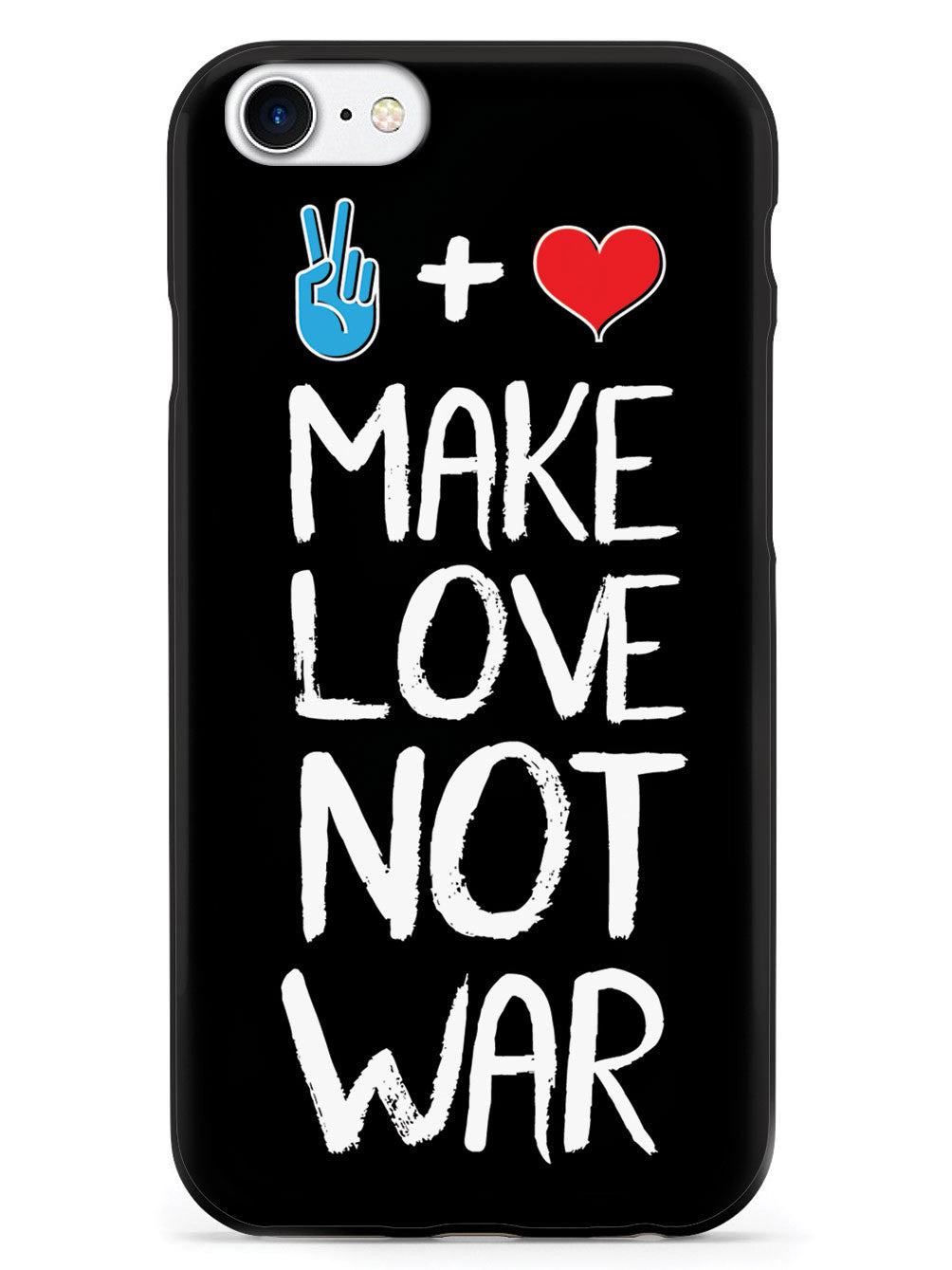 Make Love Not War - Black Case