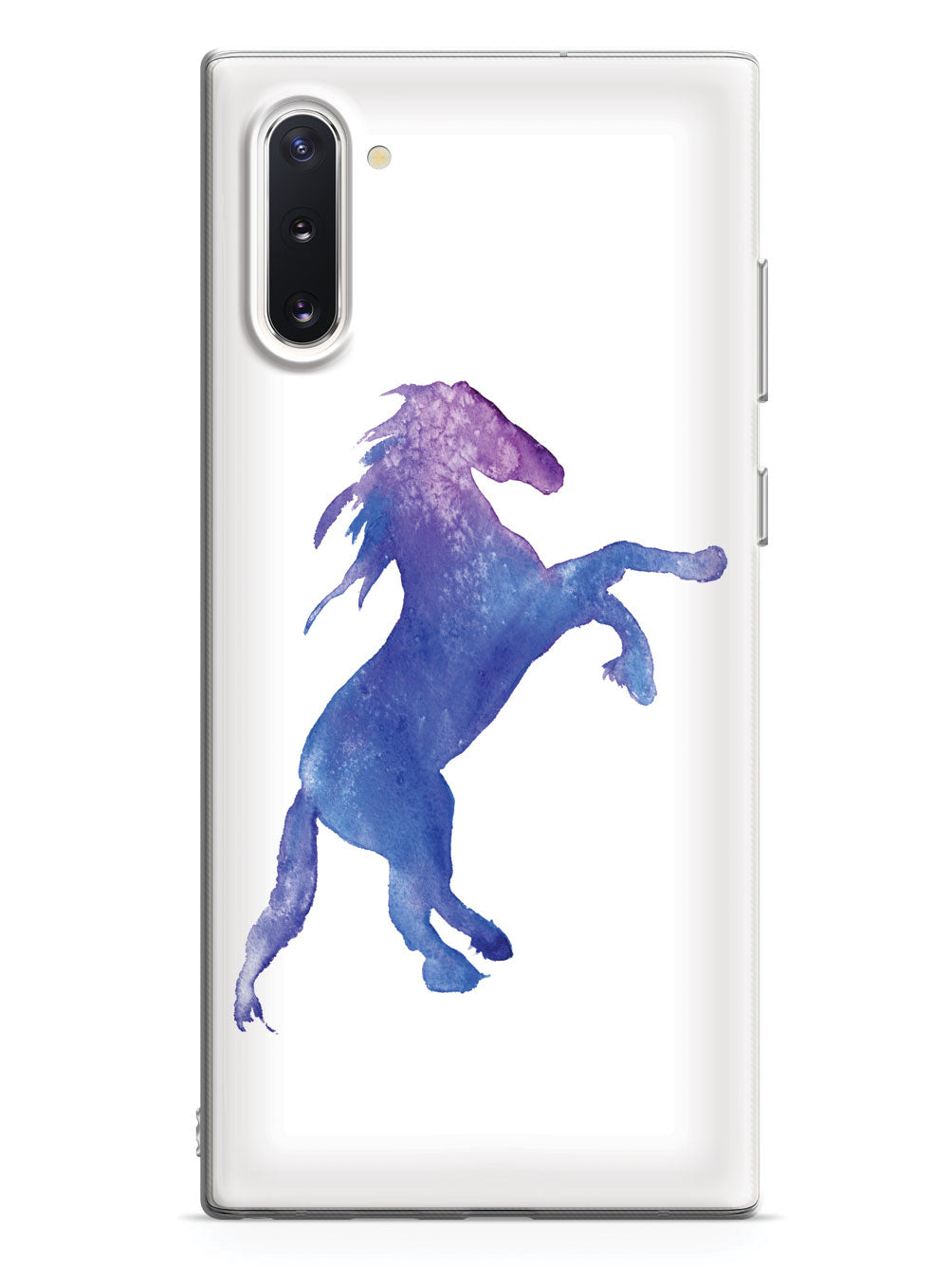 Watercolor Horse Silhouette - White Case
