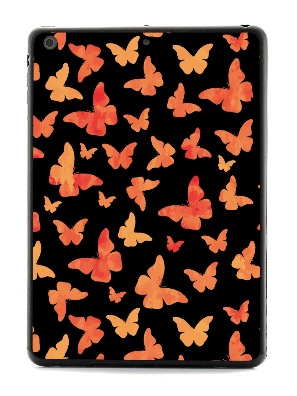 Orange Butterflies - Black Case