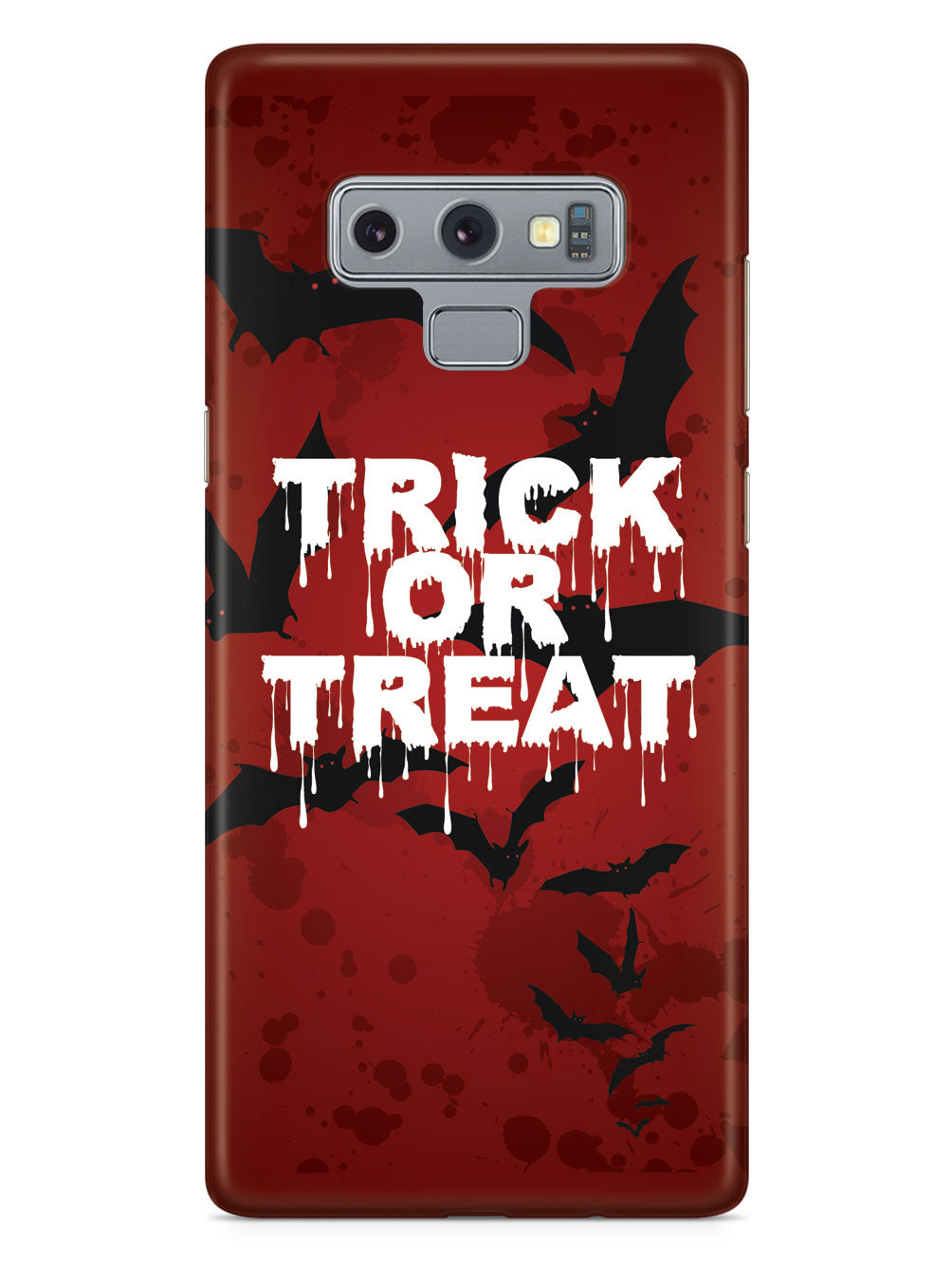 Trick or Treat - Bats in Red Background - Black Case