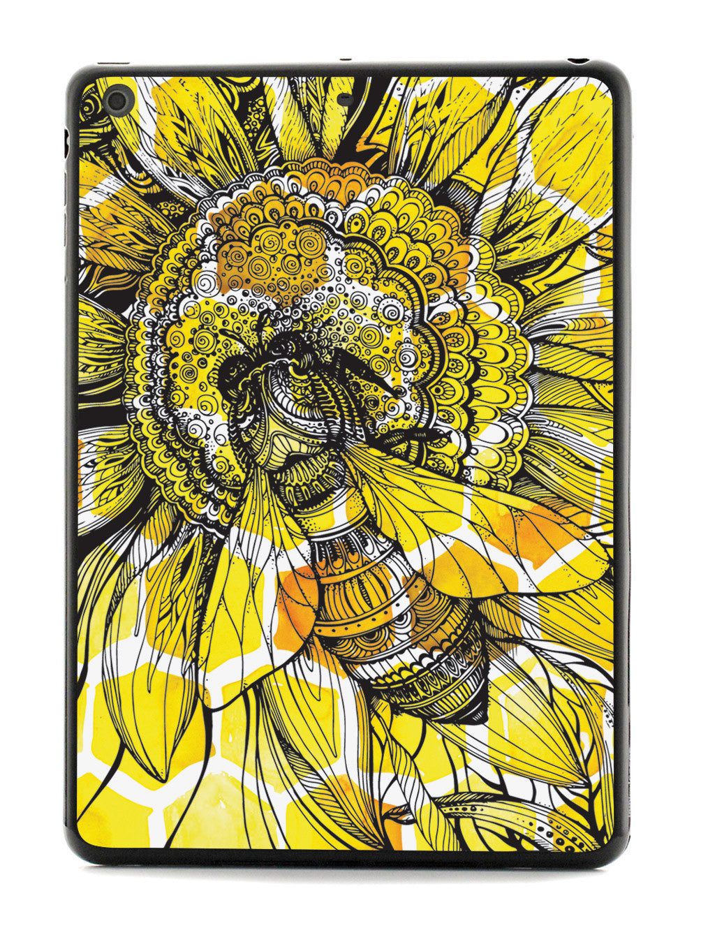 Sunflower Honey Bee - Black Case