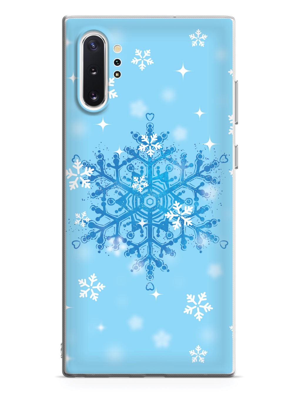Blue and White Snowflakes - White Case