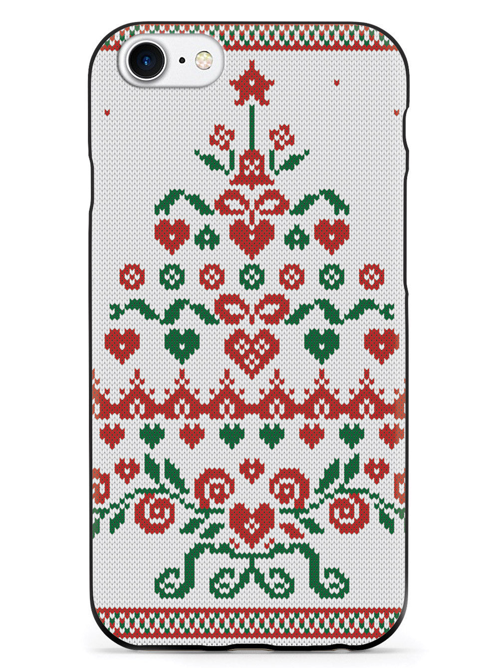 Christmas Tree Sweater Texture - Black Case