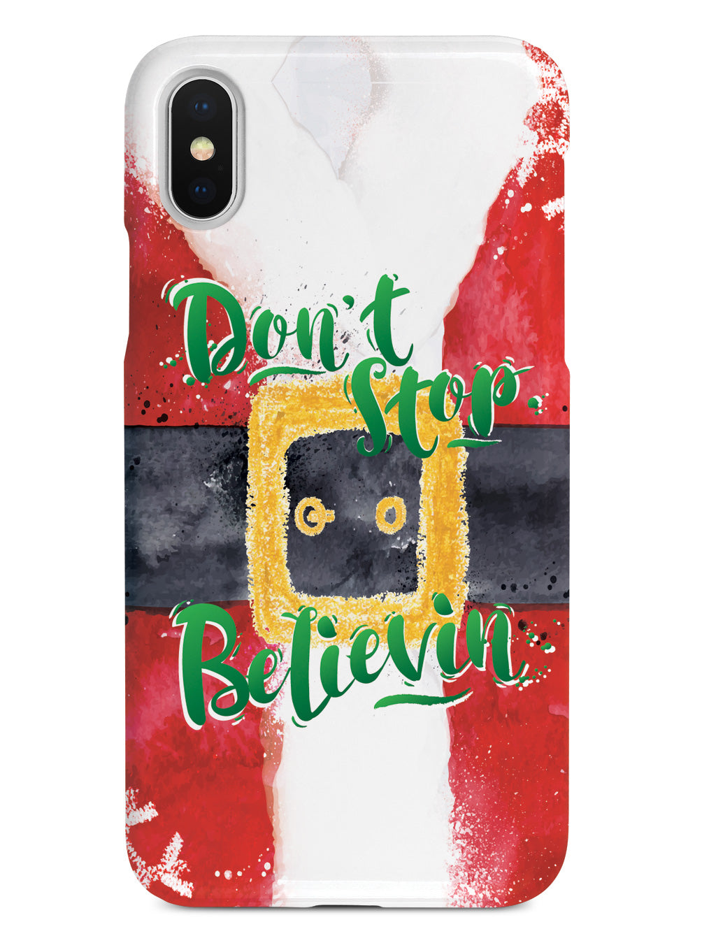 Don't Stop Believin' - Santa - Black Case