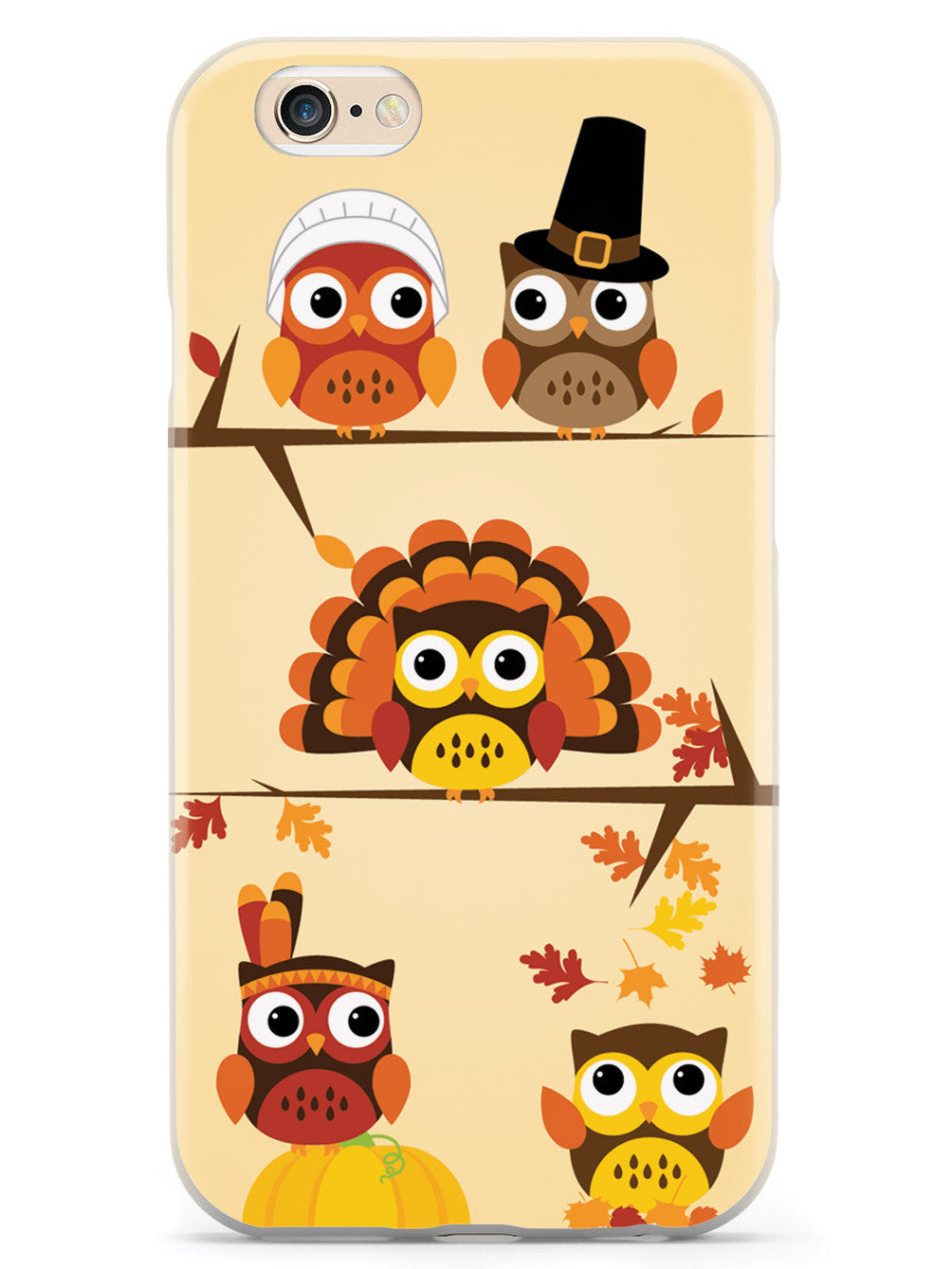 Thanksgiving Owls - White Case