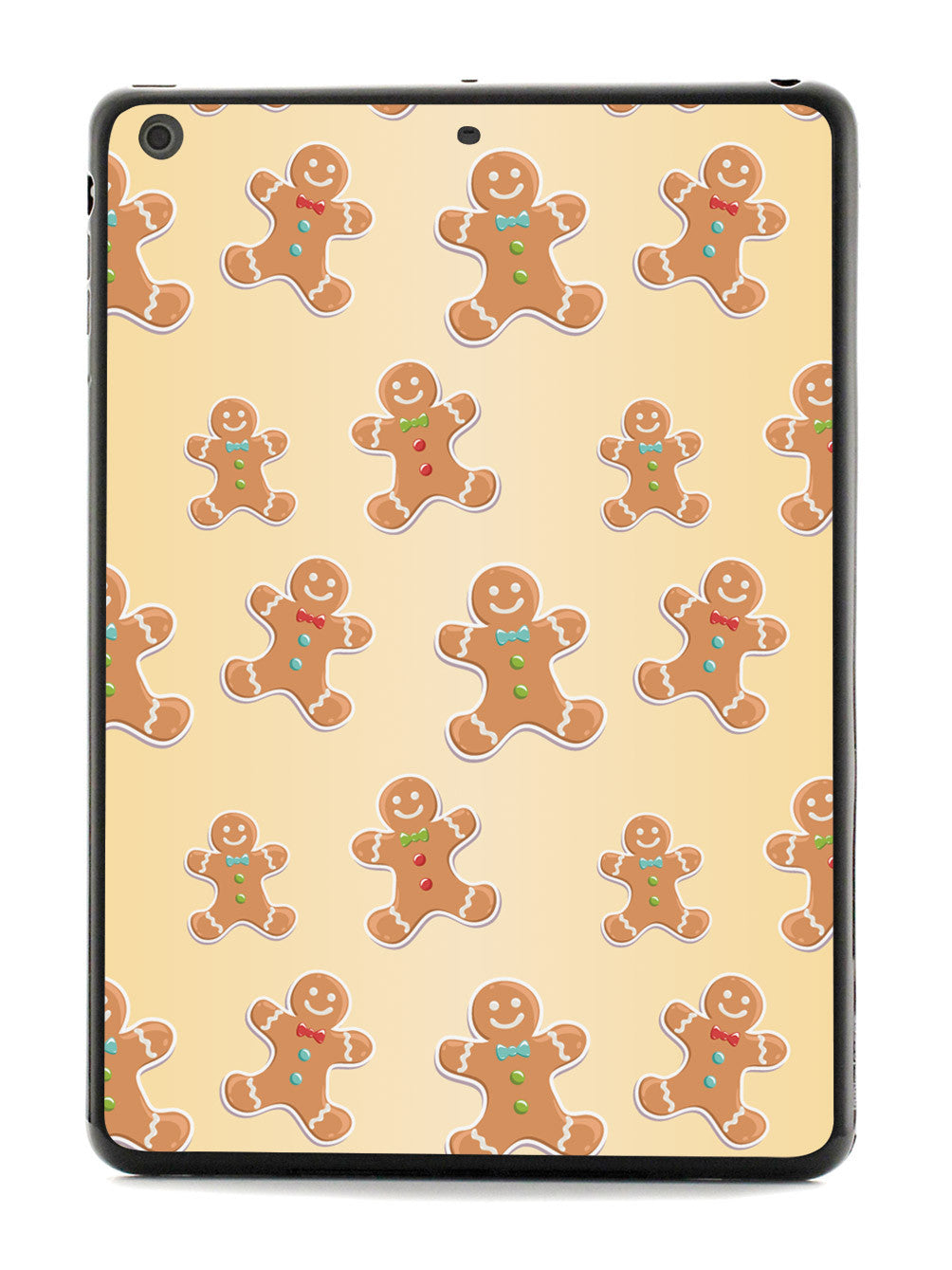 Gingerbread Man Pattern - Black Case
