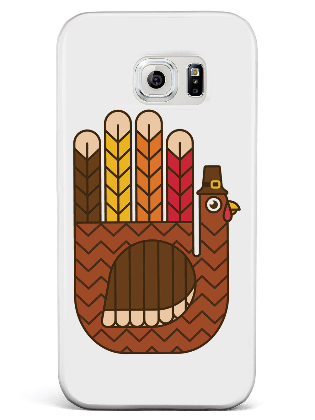 Hand-Shaped Turkey - White Case