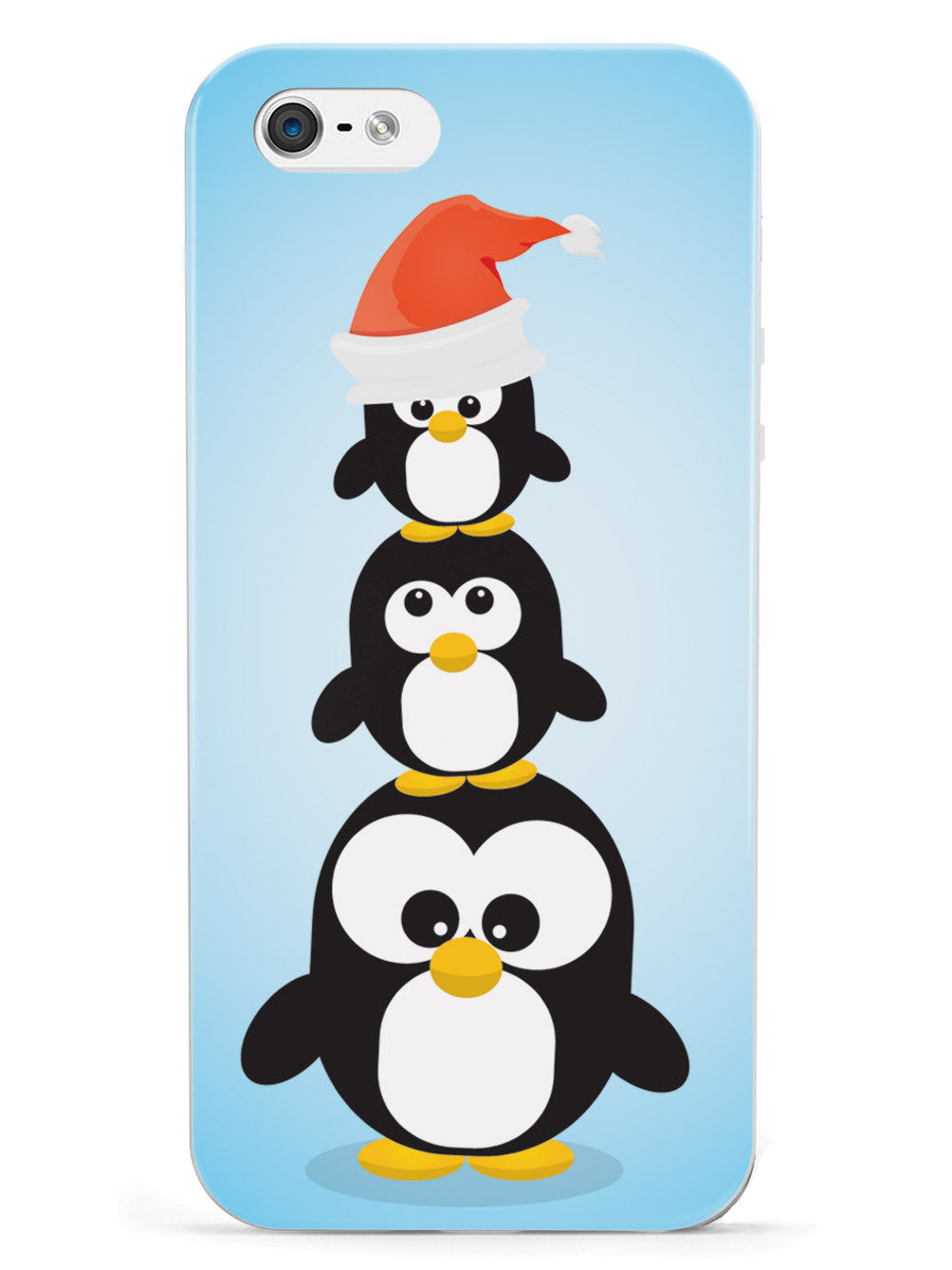 Christmas Penguin Trio - Blue Case