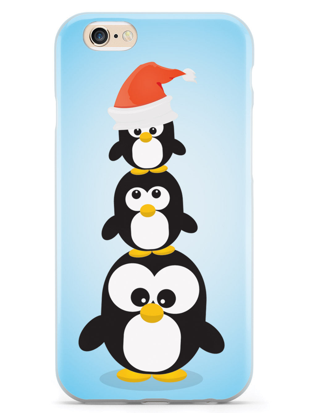 Christmas Penguin Trio - Blue Case