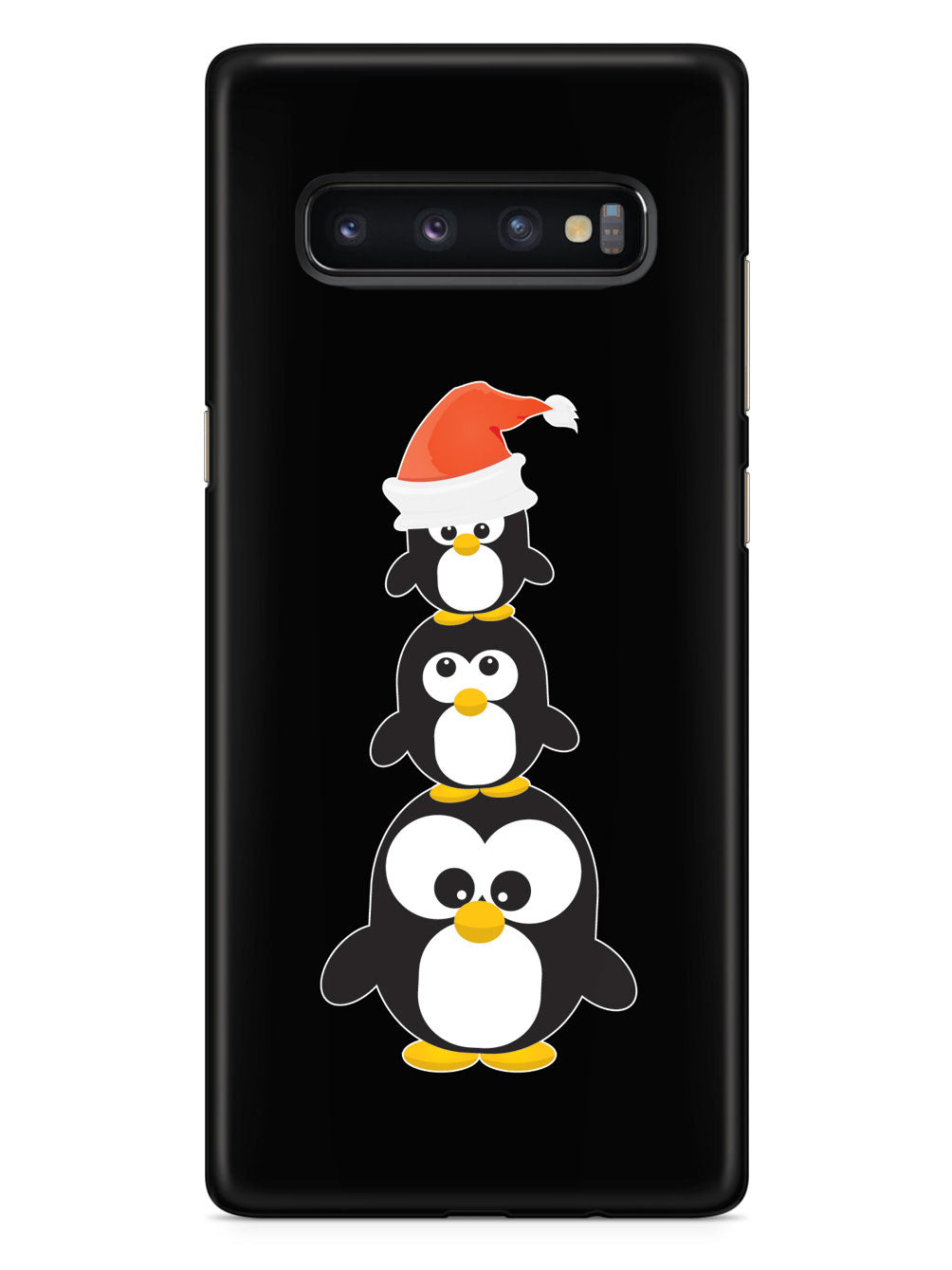 Christmas Penguin Trio - Black Case
