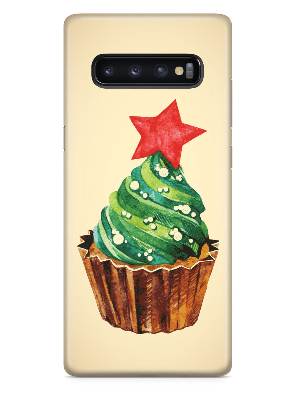 Christmas Cupcake - White Case
