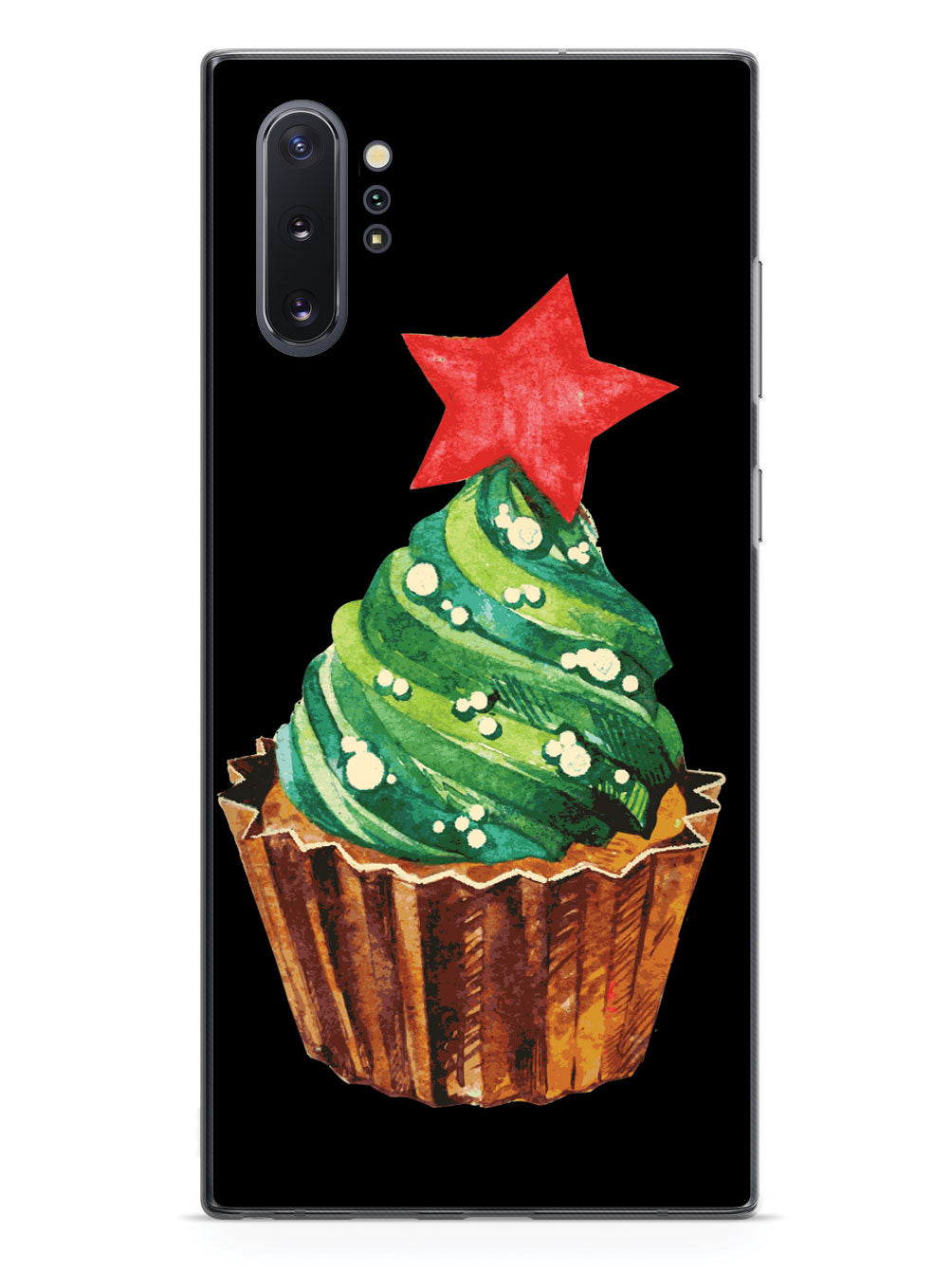 Christmas Cupcake - Black Case