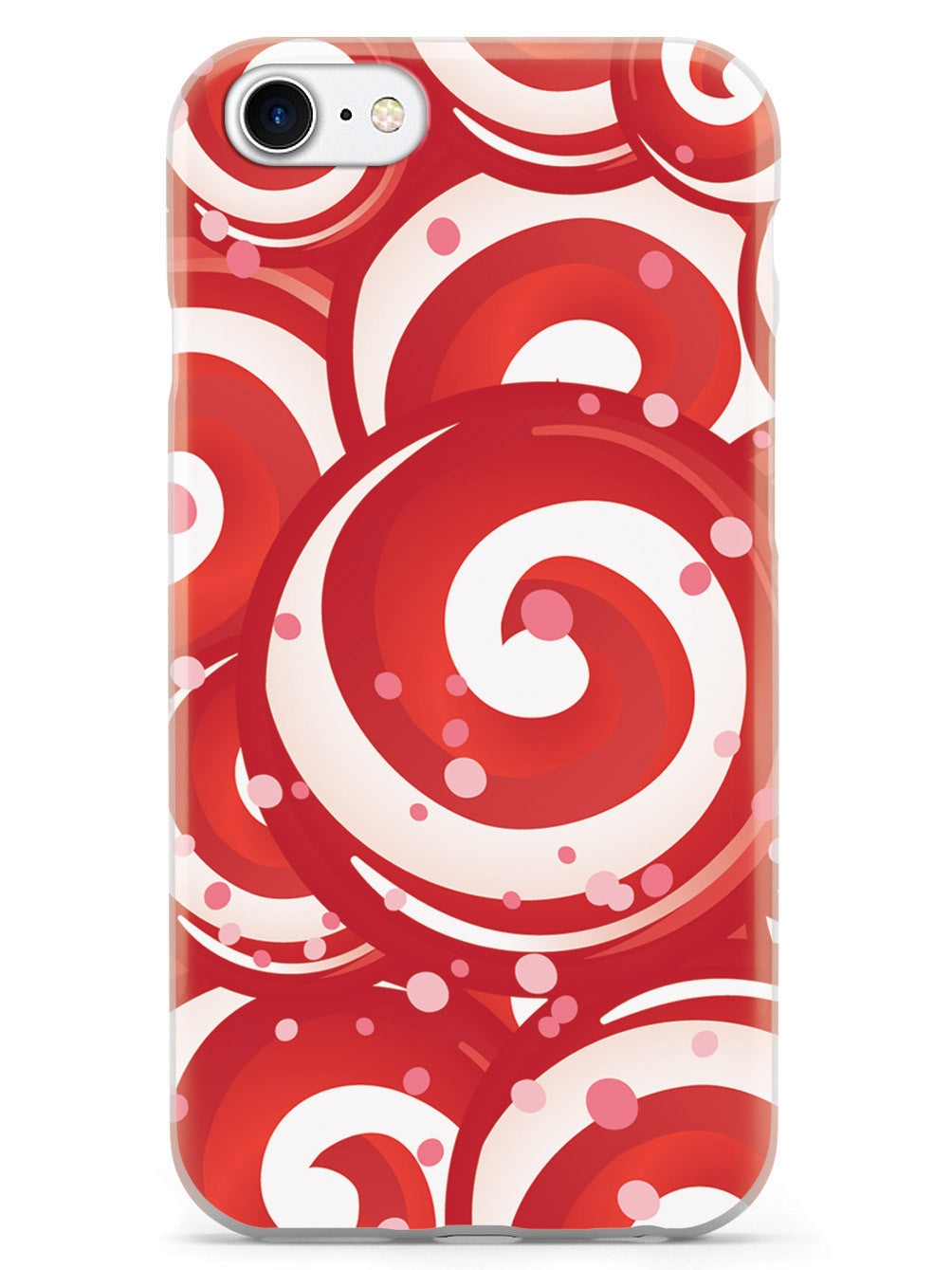 Red Lollipop Swirls Case