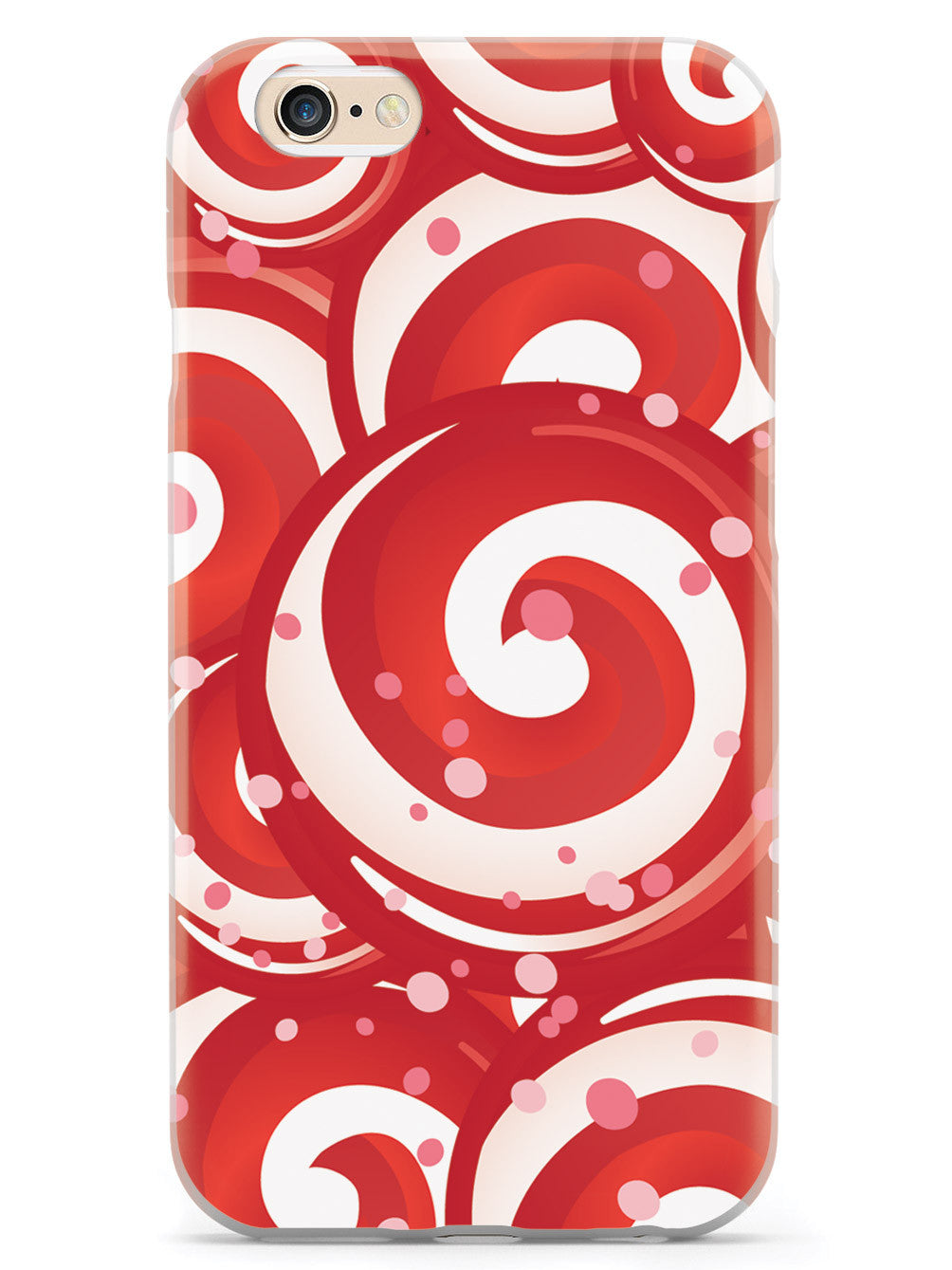 Red Lollipop Swirls Case