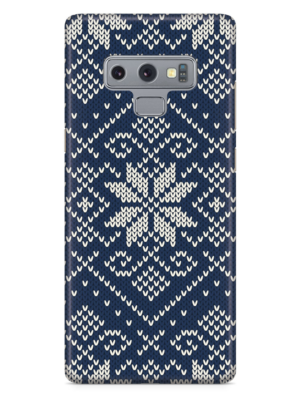 Blue and White Sweater Texturized - Black Case